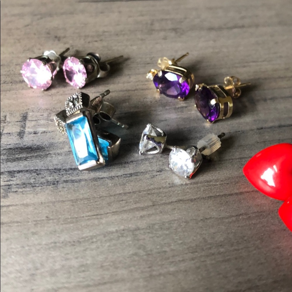 Mix-n-Match Stone Earring Set